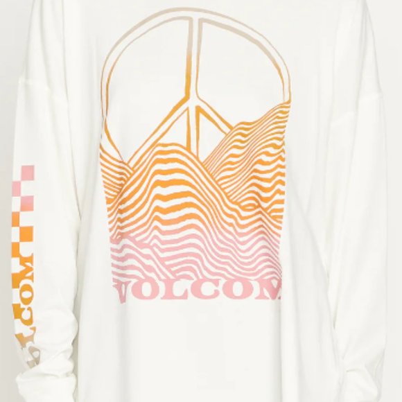 BNWT - Volcom - Werking Doubles Long Sleeve Shirt - Star White - Small - Picture 1 of 3